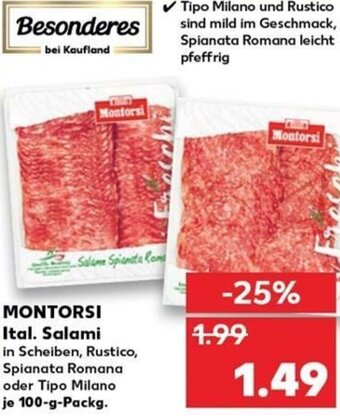 Kaufland DE Montorsi Ital. Salami tilbud