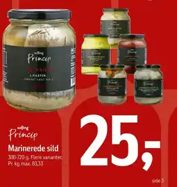 Føtex Salling Princip Marinerede sild tilbud