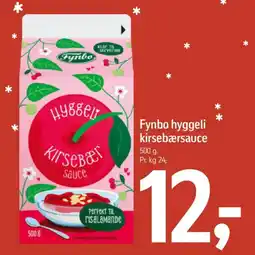 Føtex Fynbo hyggeli kirsebærsauce tilbud
