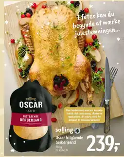 Føtex Salling Oscar fritgående berberieand tilbud