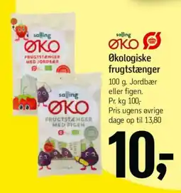 Føtex Salling Økologiske frugtstænger tilbud