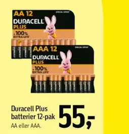 Føtex Duracell Plus batterier tilbud
