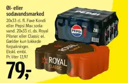 Føtex Øl- eller sodavandsmarked tilbud