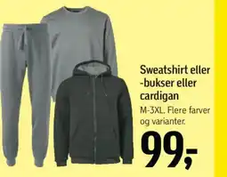 Føtex Sweatshirt eller -bukser eller cardigan tilbud