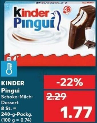 Kaufland DE Kinder Pingui tilbud