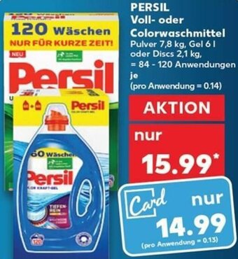 Kaufland DE Persil Voll-Oder Colorwaschmittel tilbud