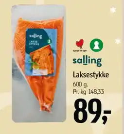 Føtex Salling Laksestykke tilbud
