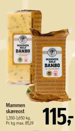 Føtex Mammen skæreost tilbud