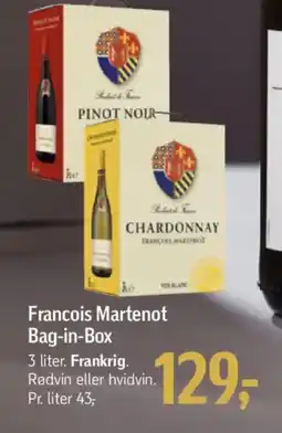 Føtex Francois Martenot Bag-in-Box tilbud