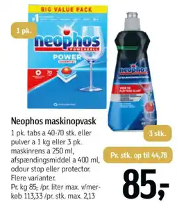 Føtex Neophos maskinopvask tilbud