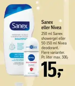 Føtex Sanex eller Nivea tilbud