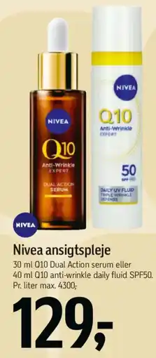 Føtex Nivea ansigtspleje tilbud
