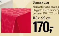 Føtex Damask dug tilbud