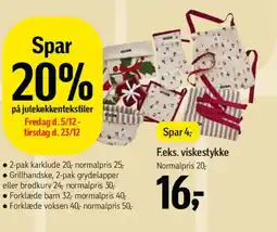 Føtex F.eks. viskestykke tilbud