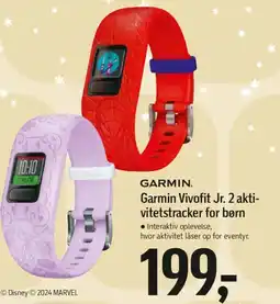 Føtex Garmin Vivofit Jr. 2 akti- vitetstracker for børn tilbud