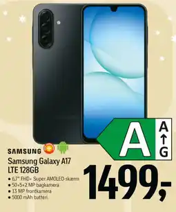 Føtex Samsung Galaxy A17 LTE 128GB tilbud