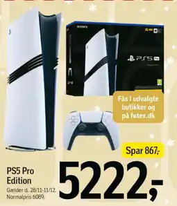 Føtex PS5 Pro Edition tilbud