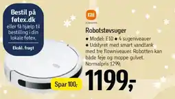 Føtex Xiaomi Robotstøvsuger tilbud