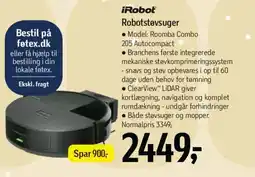 Føtex Robotstøvsuger tilbud