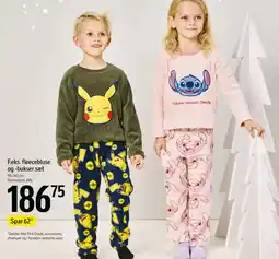 Føtex F.eks. fleecebluse og -bukser sæt tilbud