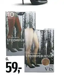 Føtex Strømpebukser med mønster eller rhinsten tilbud