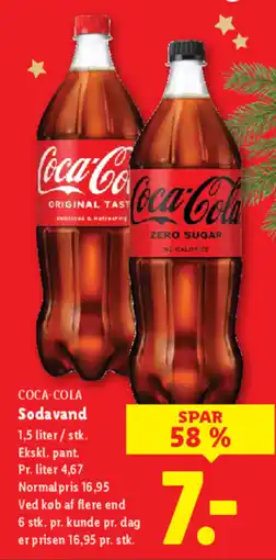 Lidl COCA-COLA Sodavand tilbud