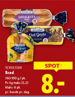 Lidl SCHULSTAD Brød tilbud