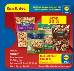 Lidl ALESTO Nødder tilbud