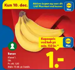 Lidl Banan tilbud