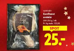 Lidl SAVOURY Confiteret andelår tilbud