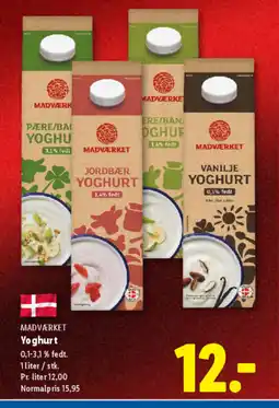Lidl MADVÆRKET Yoghurt tilbud