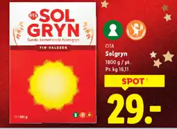 Lidl OTA Solgryn tilbud