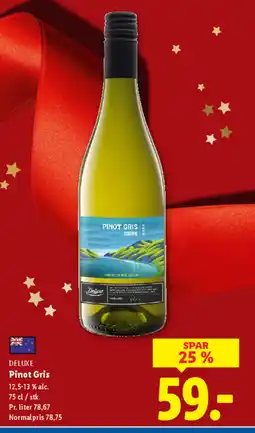 Lidl DELUXE Pinot Gris tilbud