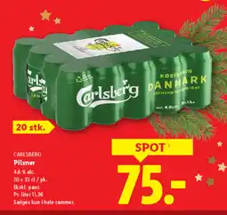 Lidl CARLSBERG Pilsner tilbud