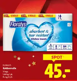 Lidl FLORALYS Køkkenrulle tilbud