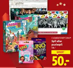 Lidl CLEMENTONI®/UNO® Spil eller puslespil tilbud