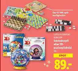 Lidl LUPILU/RAVENS- BURGER® Selskabsspil eller 3D- puslespilsbold tilbud