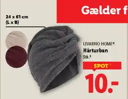 Lidl LIVARNO HOME Hårturban tilbud