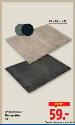 Lidl LIVARNO HOME® Bademåtte tilbud