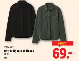 Lidl ESMARA® Fritidsskjorte af fleece tilbud