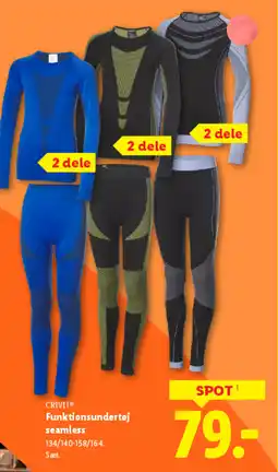Lidl CRIVITⓇ Funktionsundertøj seamless tilbud