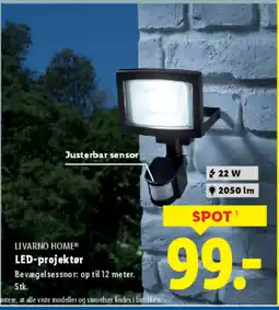 Lidl LIVARNO HOME® LED-projektør tilbud
