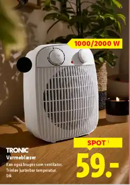 Lidl TRONIC Varmeblæser tilbud
