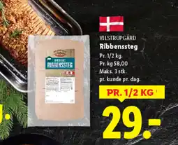 Lidl VILSTRUPGÅRD Ribbenssteg tilbud