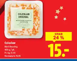 Lidl Coleslaw tilbud