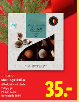 Lidl J. D. GROSS Muslingeskaller tilbud