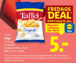 Lidl TAFFEL Chips tilbud