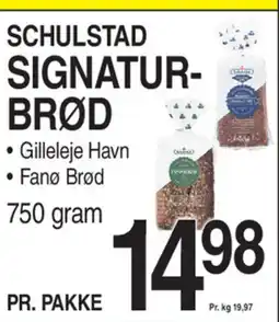 ABC Lavpris Schulstad signatur- brød tilbud