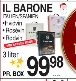 ABC Lavpris Il barone italien/spanien tilbud