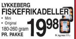 ABC Lavpris Lykkeberg fiskefrikadeller tilbud